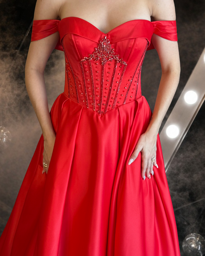 Ruby Royale Gown