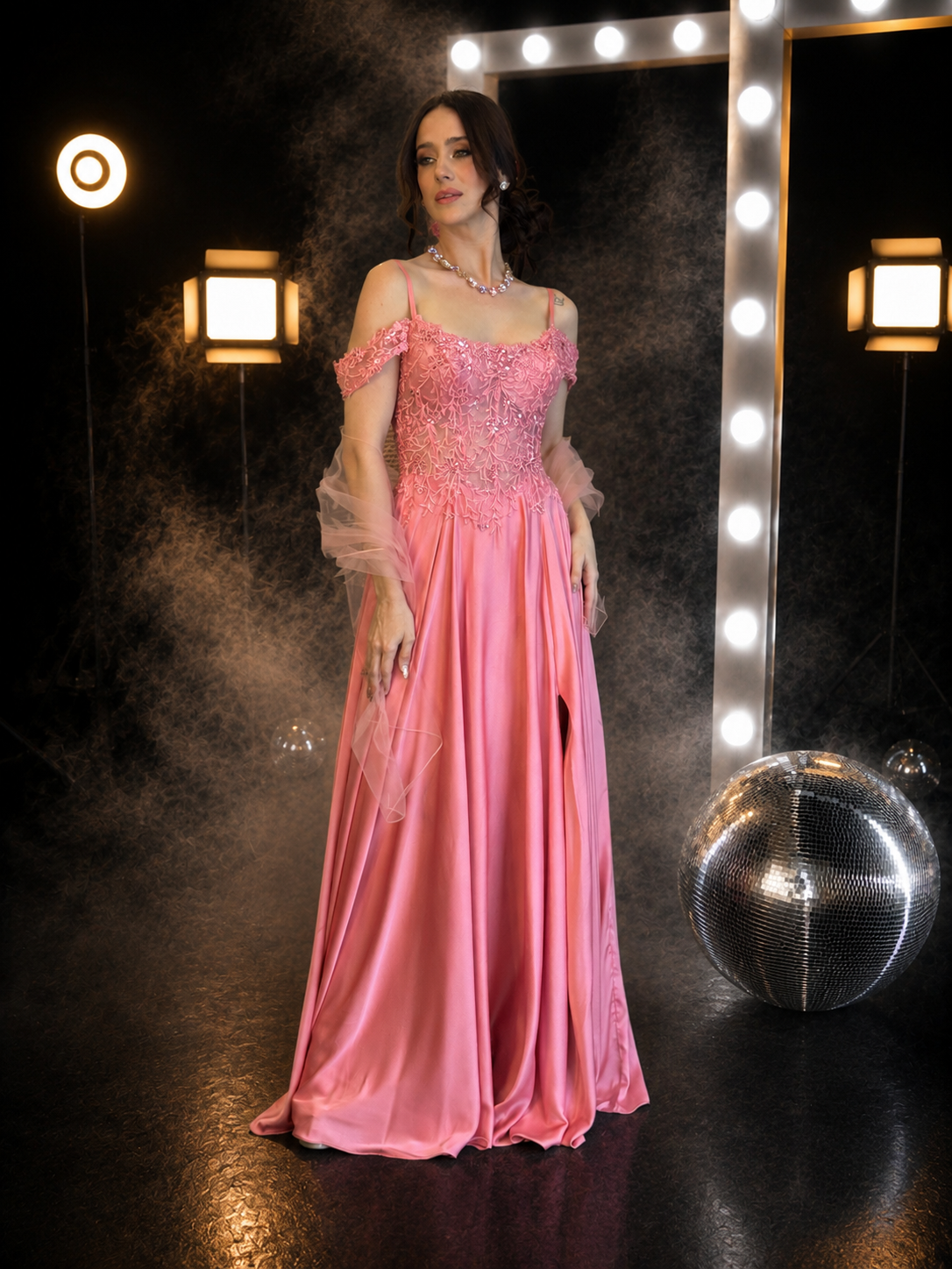 Rose Petal Romance Gown