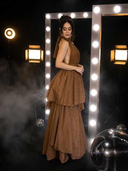 Mocha Majesty Gown
