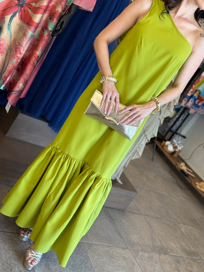 Vestido Lime Muse Dress