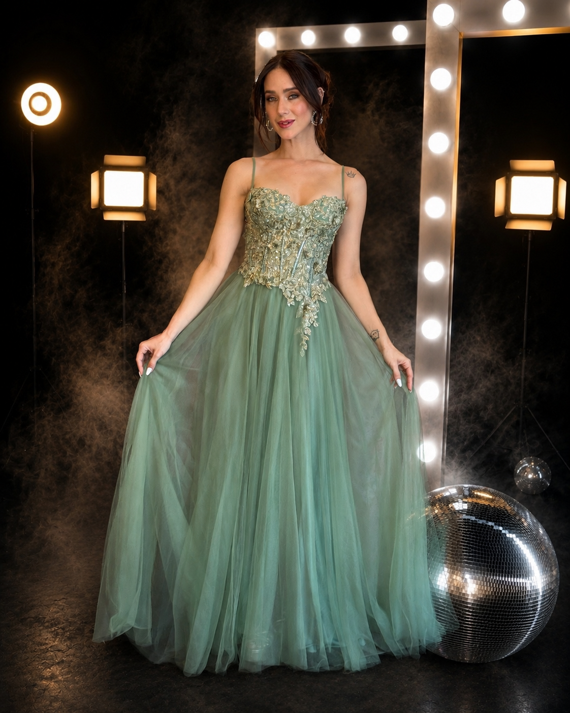 Sage Enchantment Gown