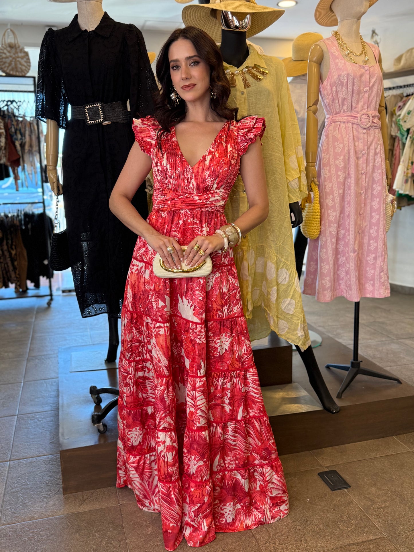 Scarlet Tropique Maxi Dress