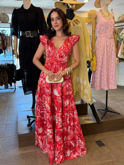 Scarlet Tropique Maxi Dress
