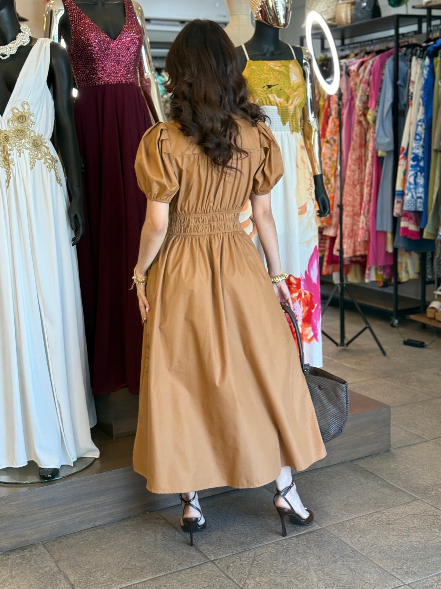 Caramel Grace Dress