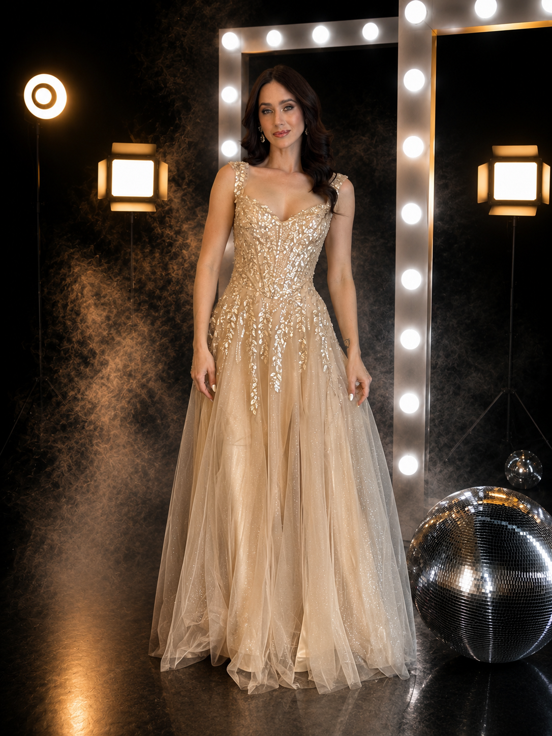 Champagne Starlight Gown