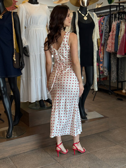 Scarlet Dot Dress