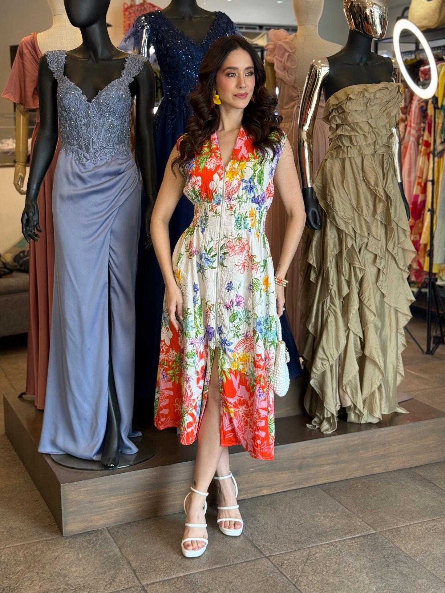 Tropical Blossom Dress