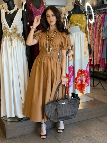 Caramel Grace Dress