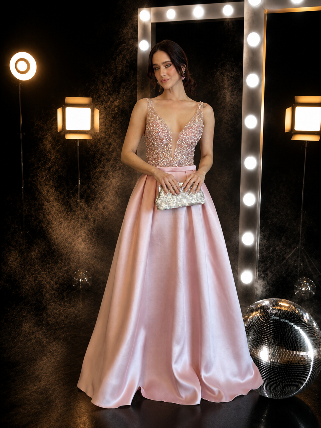 Blush Radiance Gown