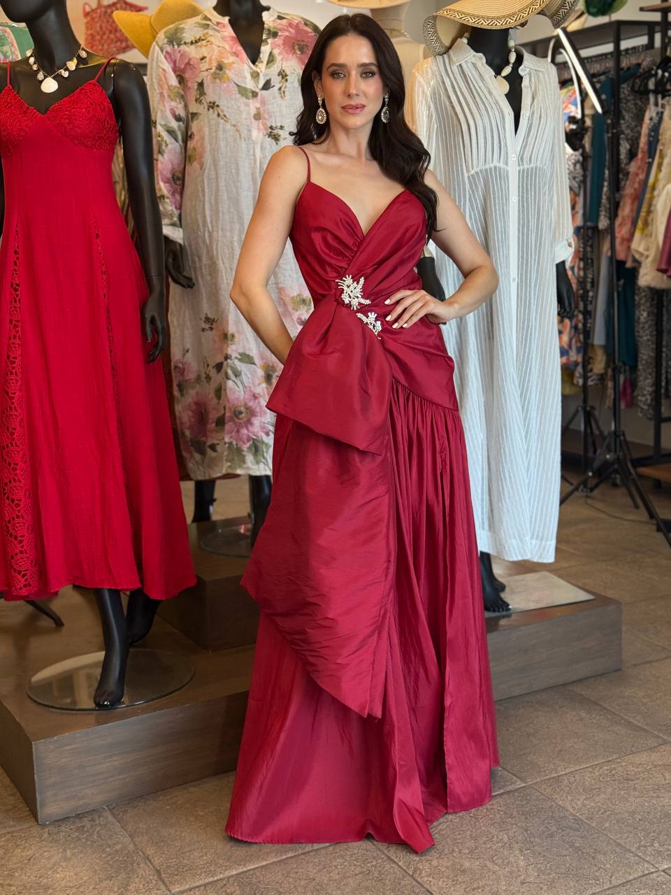 Ruby Étoile Gown