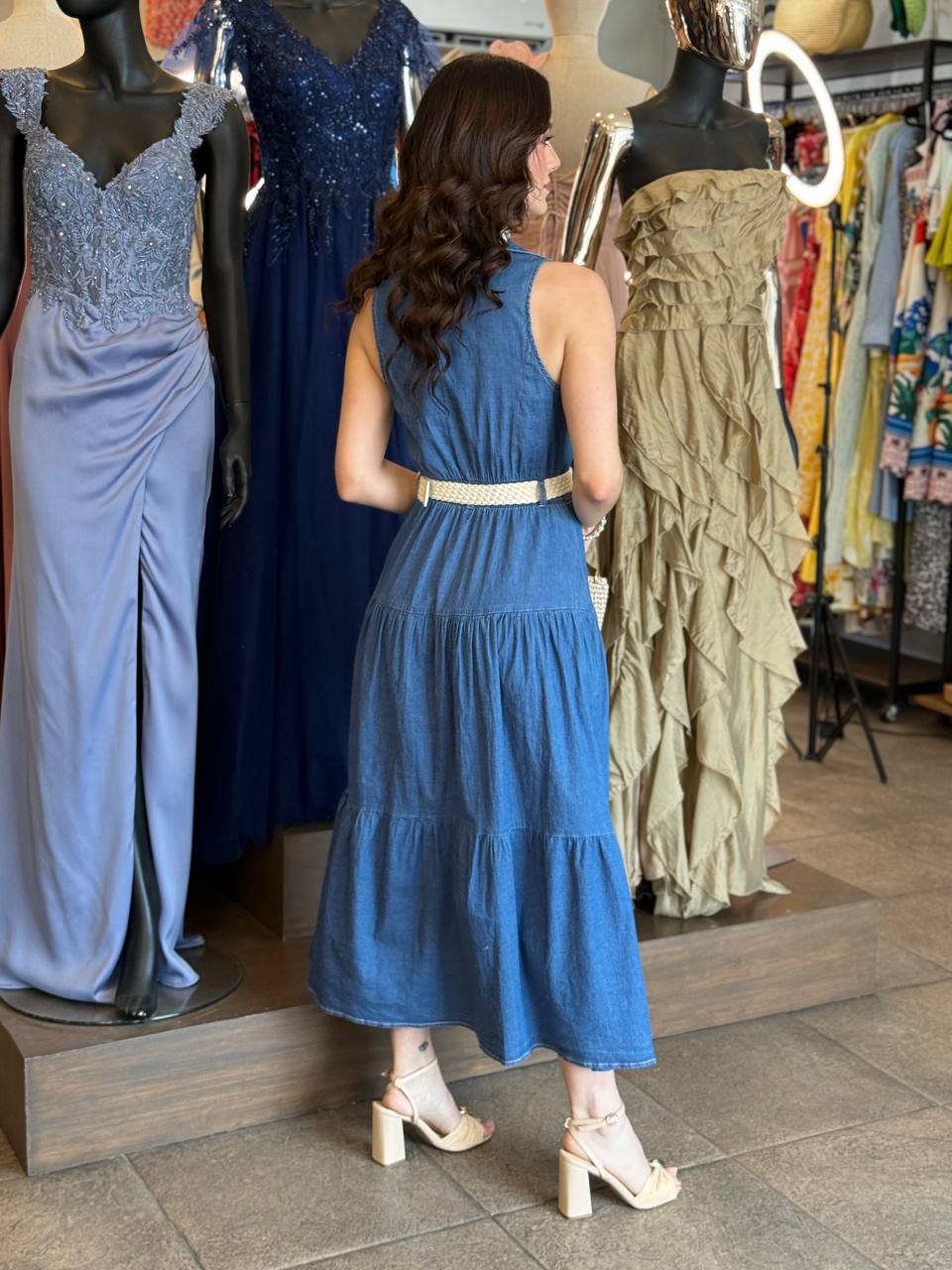 Harbor Breeze Denim Dress
