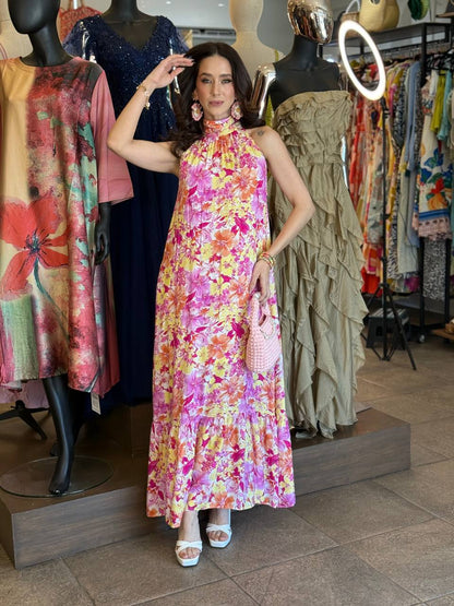 Sunset Garden Maxi Dress