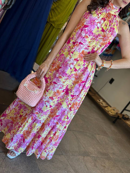 Sunset Garden Maxi Dress