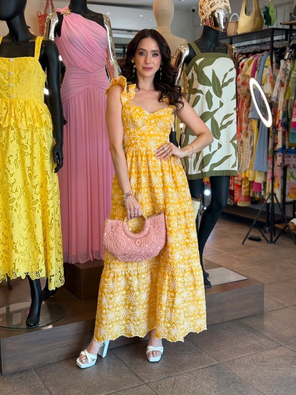 Golden Daisy Bloom Dress