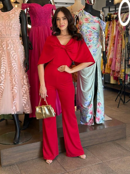 Scarlet Knot Jumpsuit