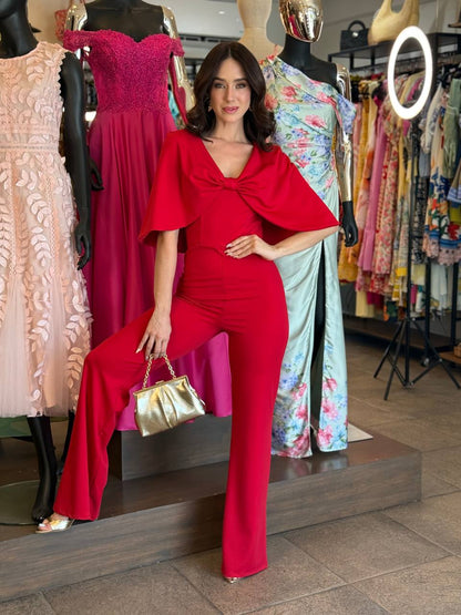 Scarlet Knot Jumpsuit