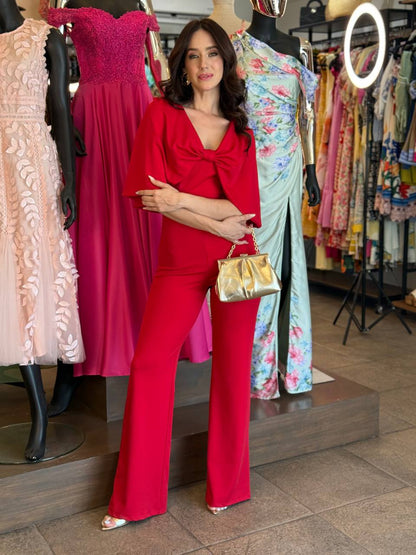 Scarlet Knot Jumpsuit