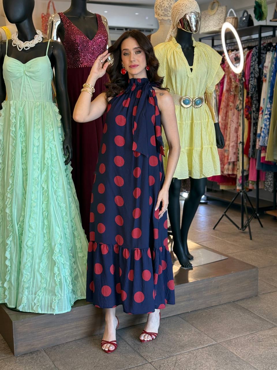 Scarlet Dot Midi