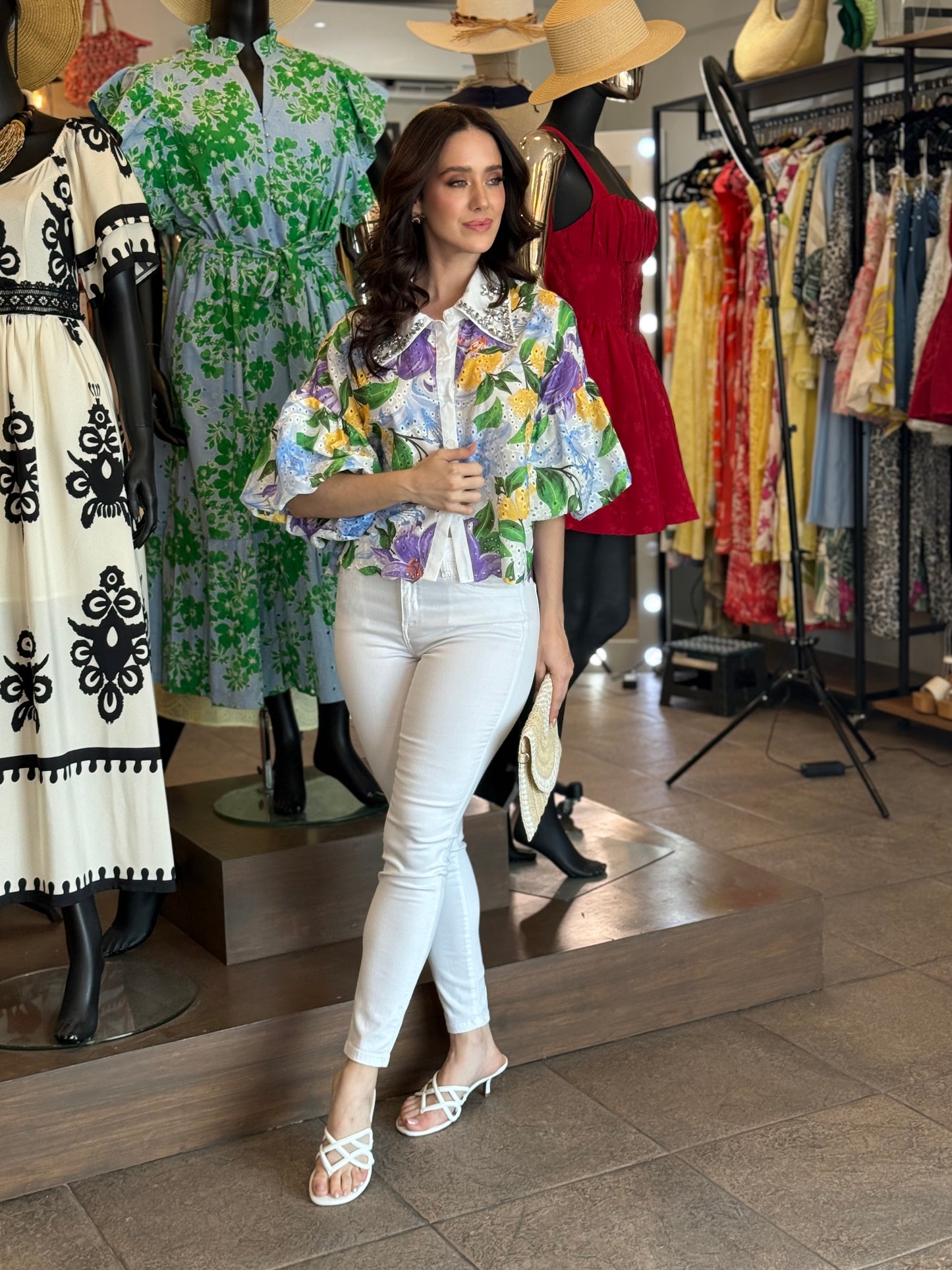 Lilac Bloom Blouse