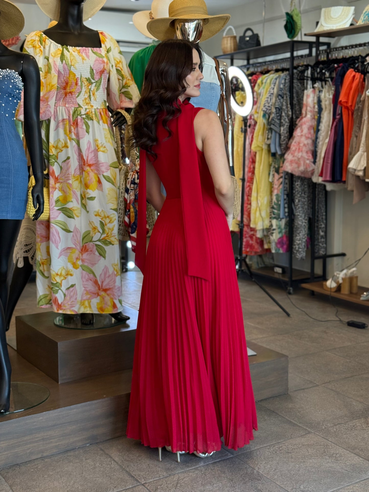 Scarlet Étoile Gown