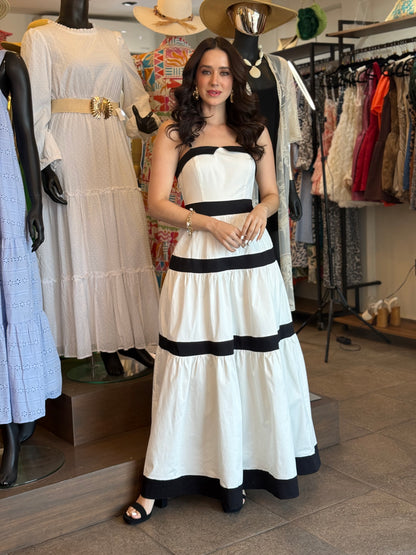 Monochrome Muse Dress