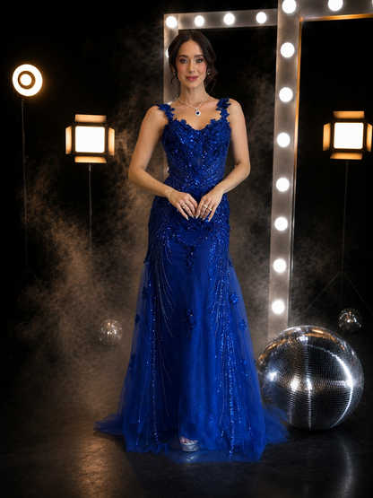 Royal Sapphire Gown