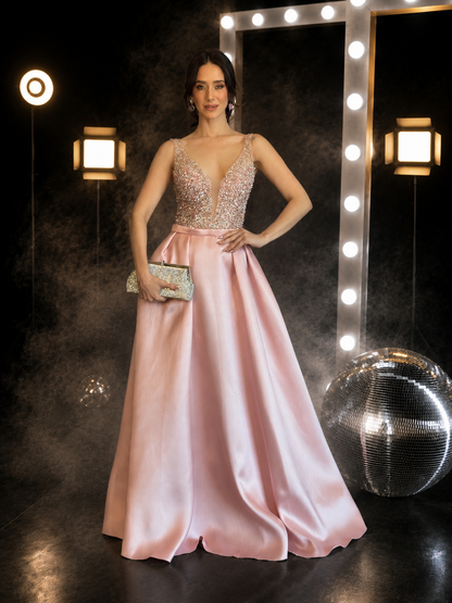 Blush Radiance Gown