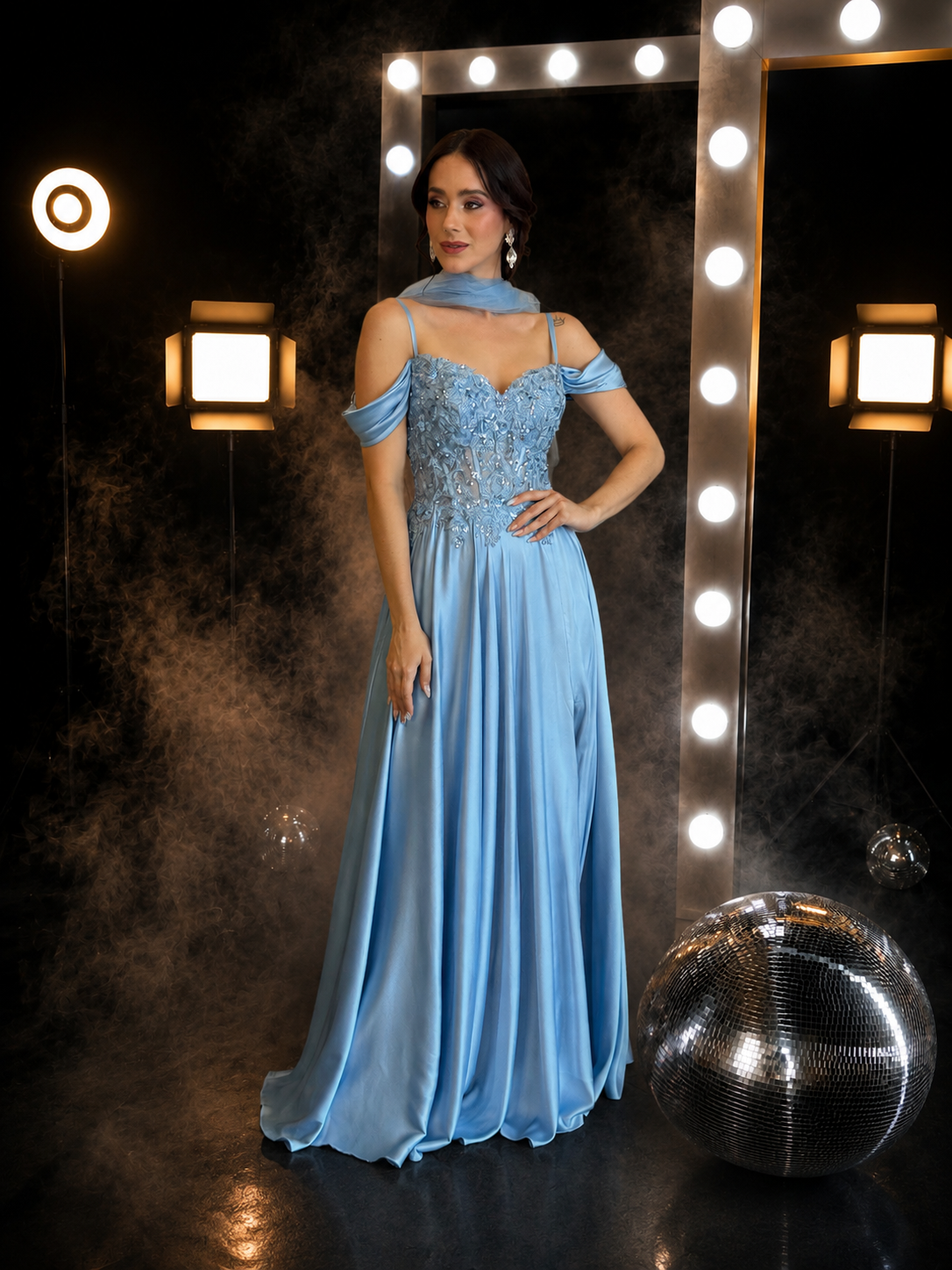 Sky Whisper Gown