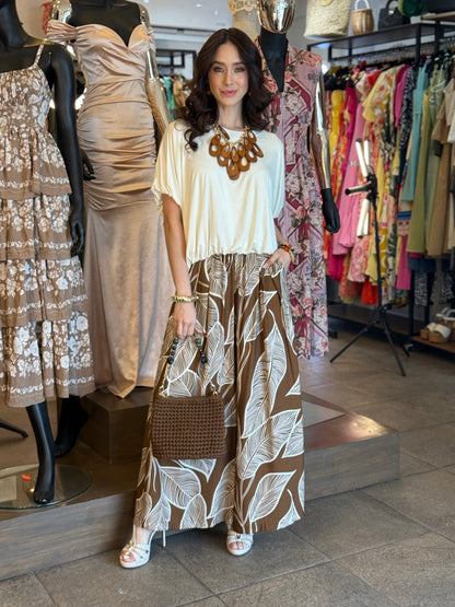 Botanical Mocha Pants