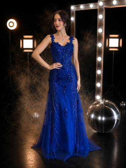 Royal Sapphire Gown