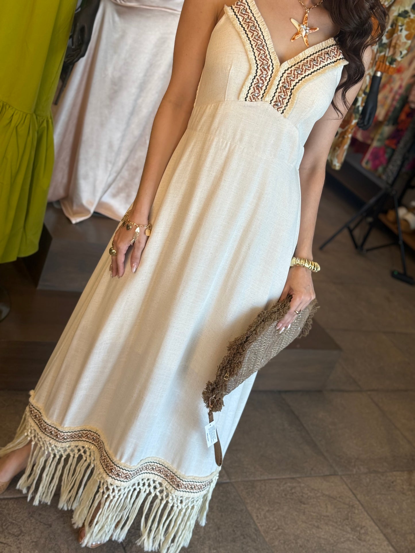 Boho Ivory Dress
