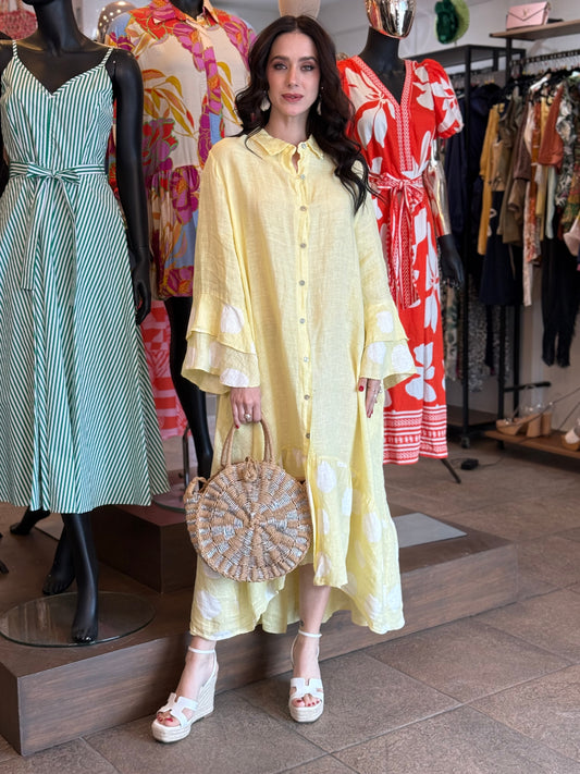 Sunlit Ease Shirt Dress
