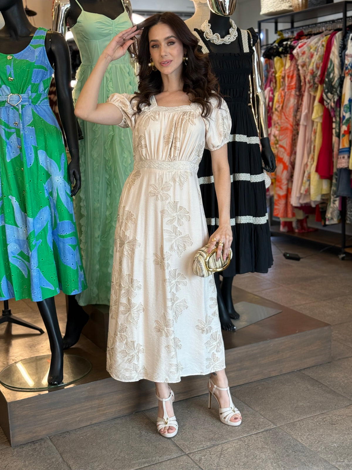 Ivory Bloom Dress