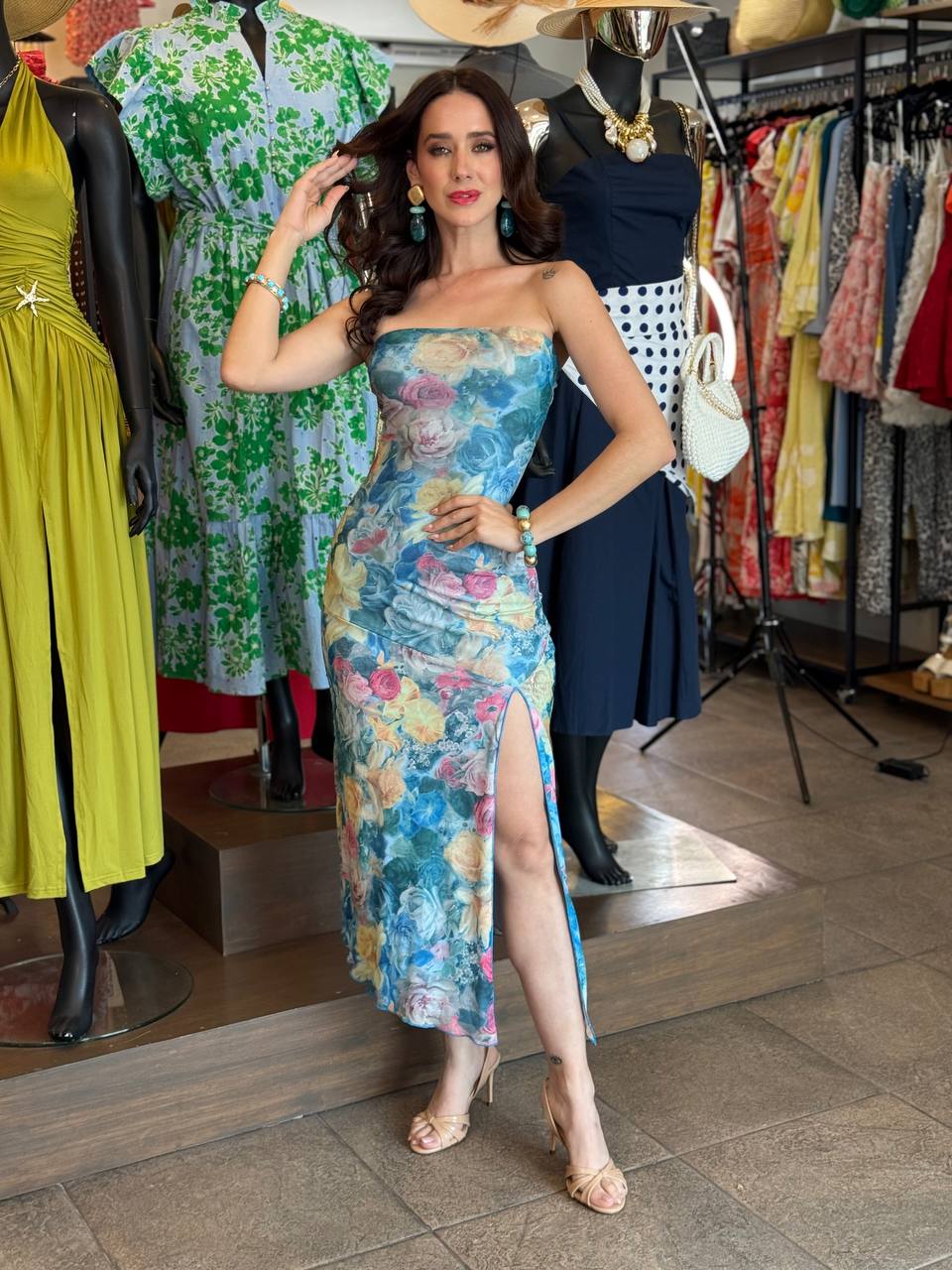 Azure Garden Muse Dress