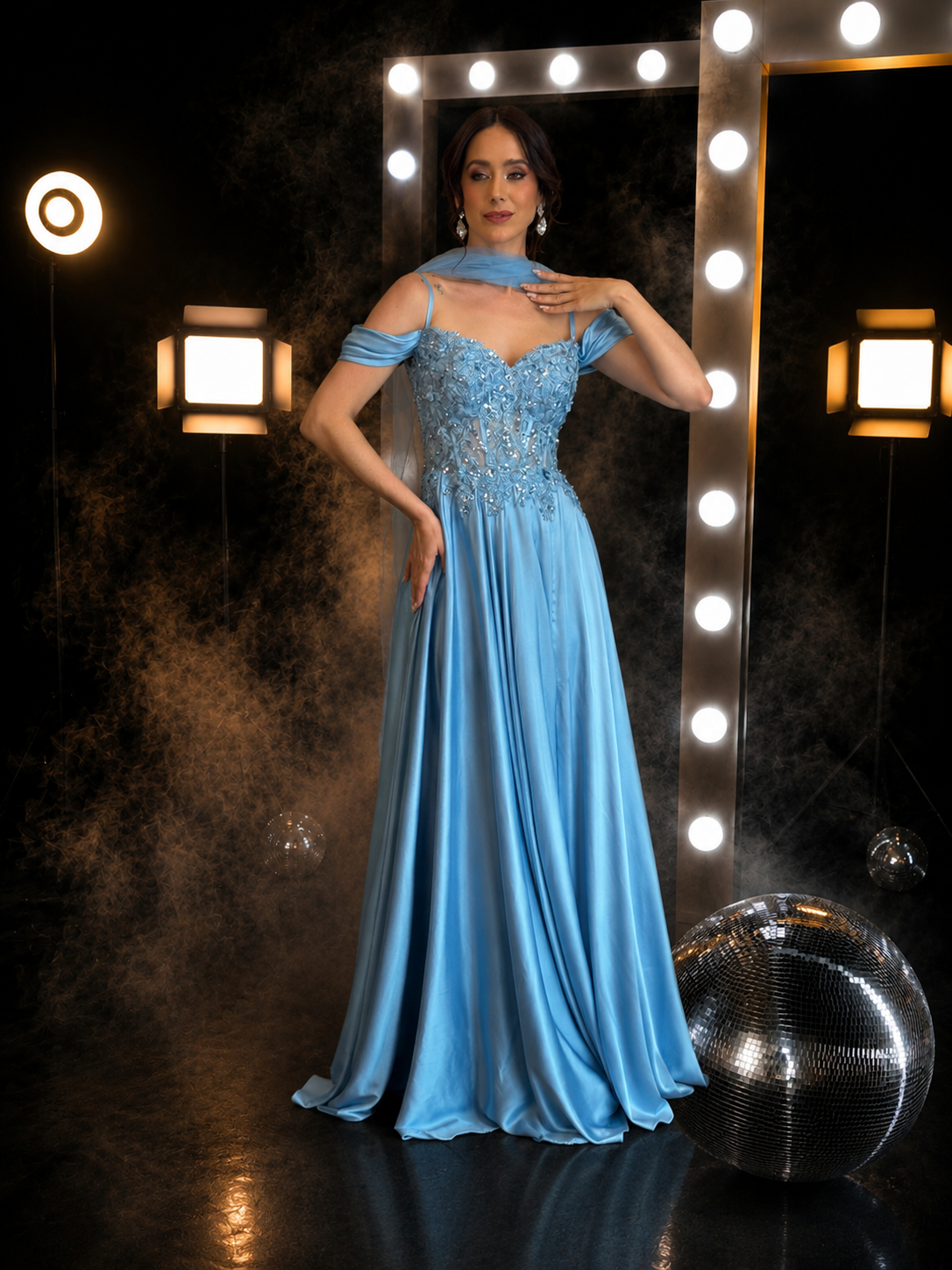 Sky Whisper Gown