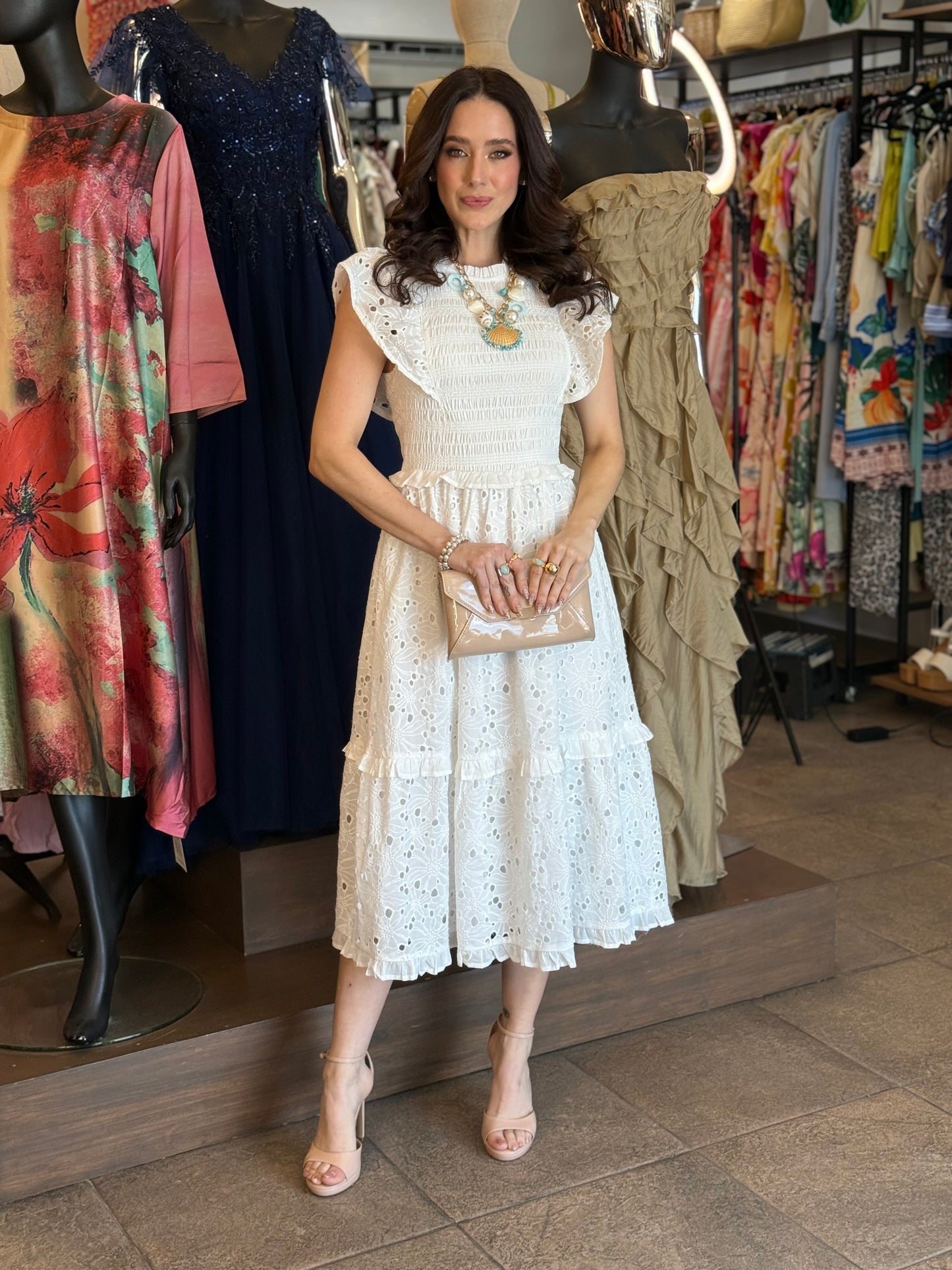 Ivory Garden Dress