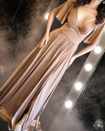 Golden Dusk Gown