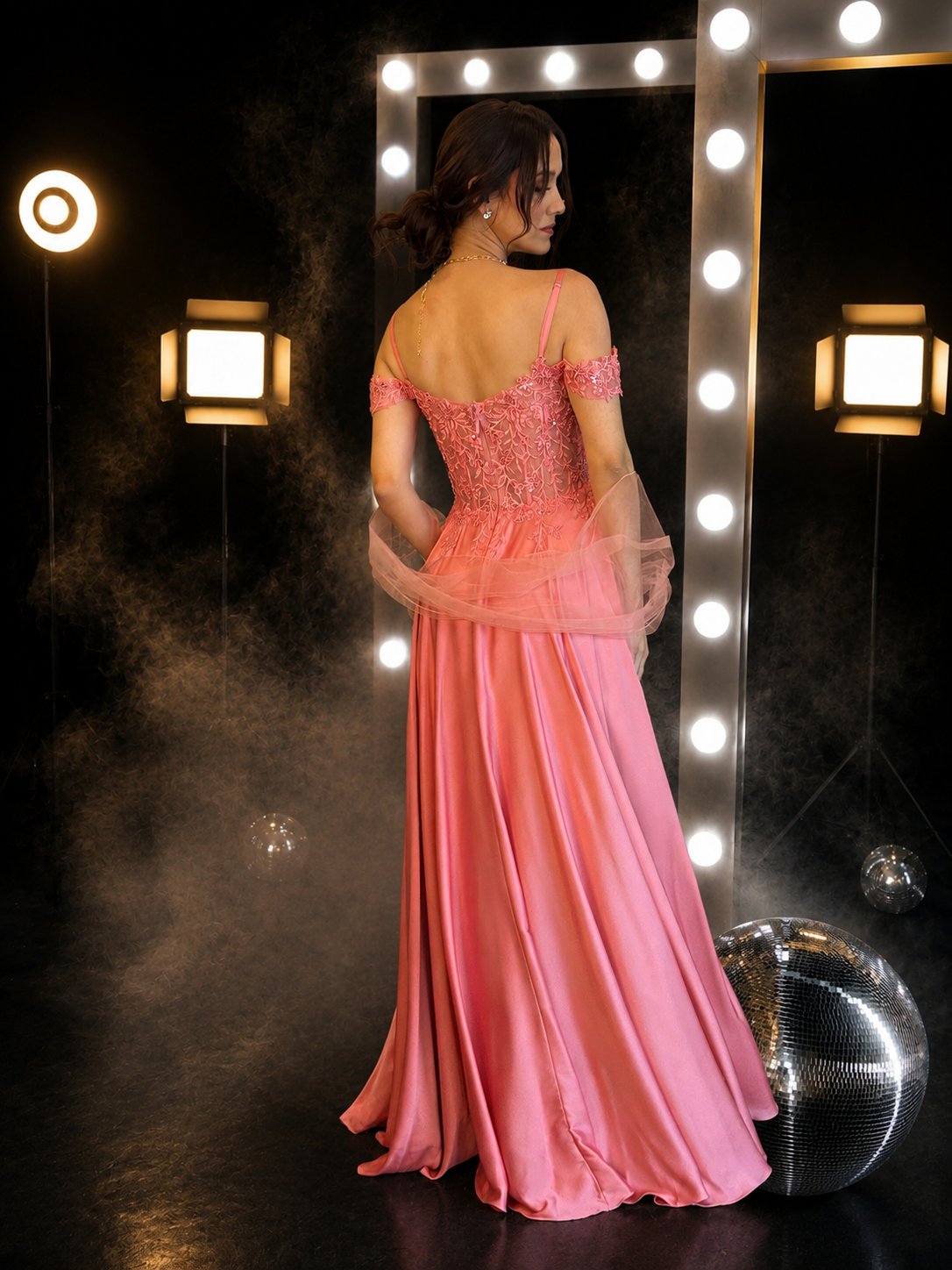 Rose Petal Romance Gown