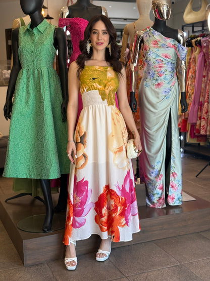 Sunset Garden Maxi Dress