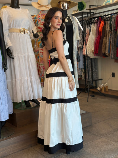 Monochrome Muse Dress