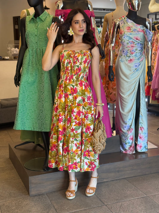Tropical Blossom Dress
