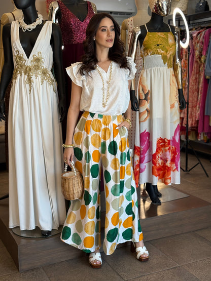 Citrus Dot Pants
