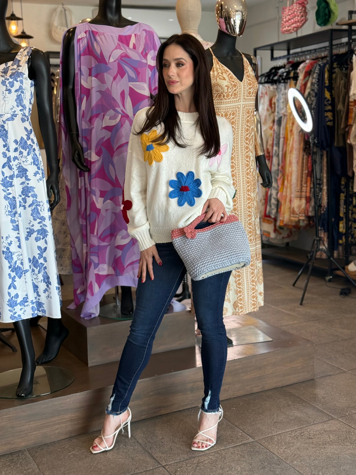 Bloom Whisper Knit Sweater