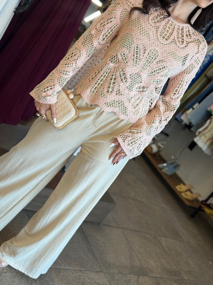 Blush Crochet Bloom