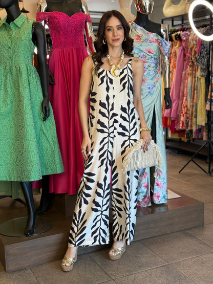 Coastal Leaf Jumpsuit