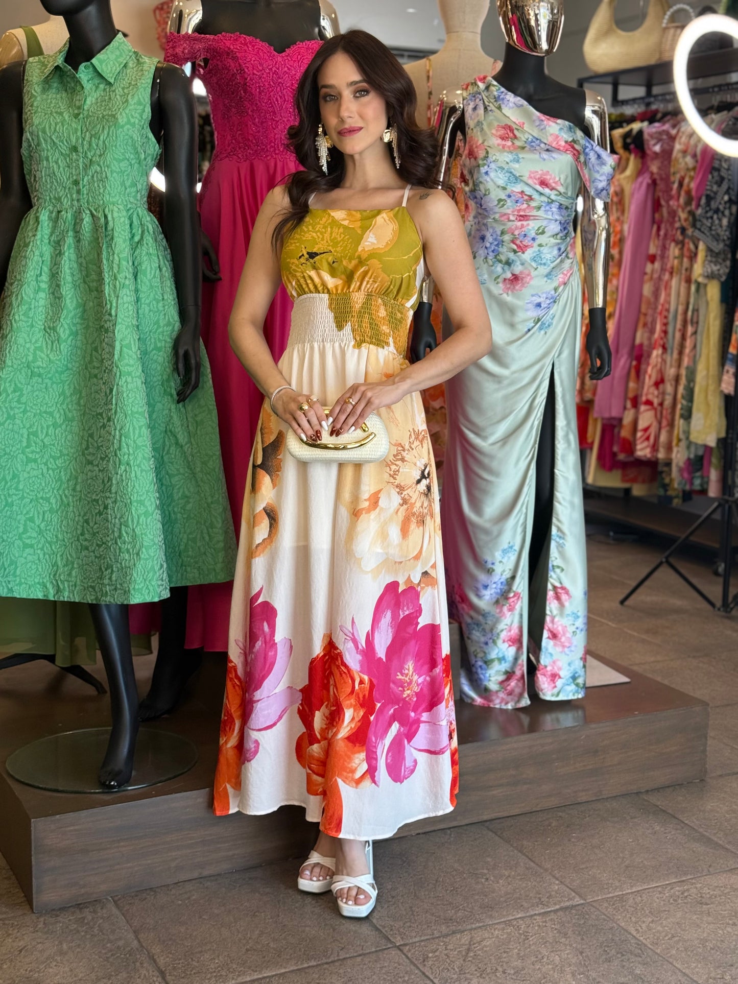 Sunset Garden Maxi Dress