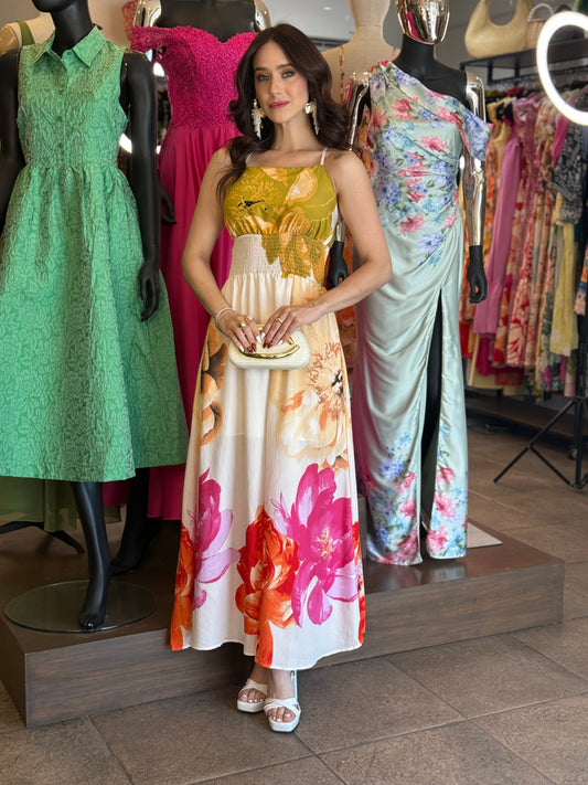 Sunset Garden Maxi Dress