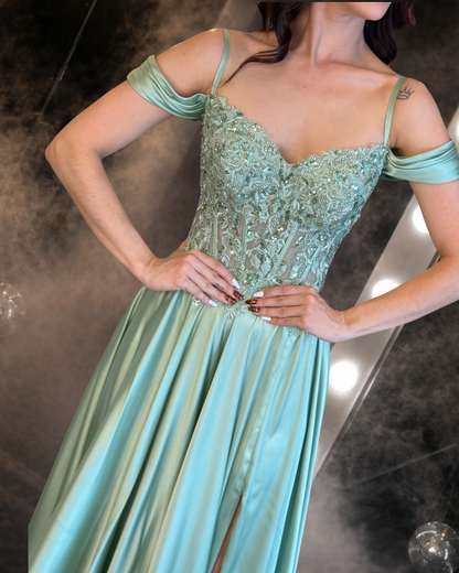 Sage Royalty Gown