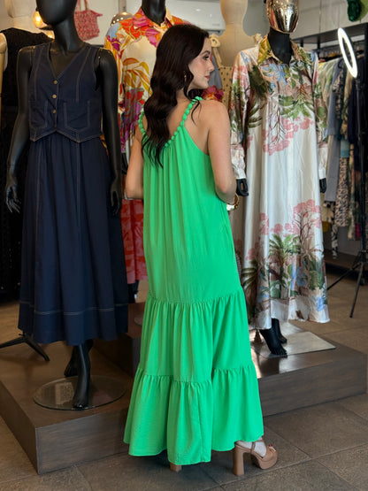 Emerald Ease Maxi Dress