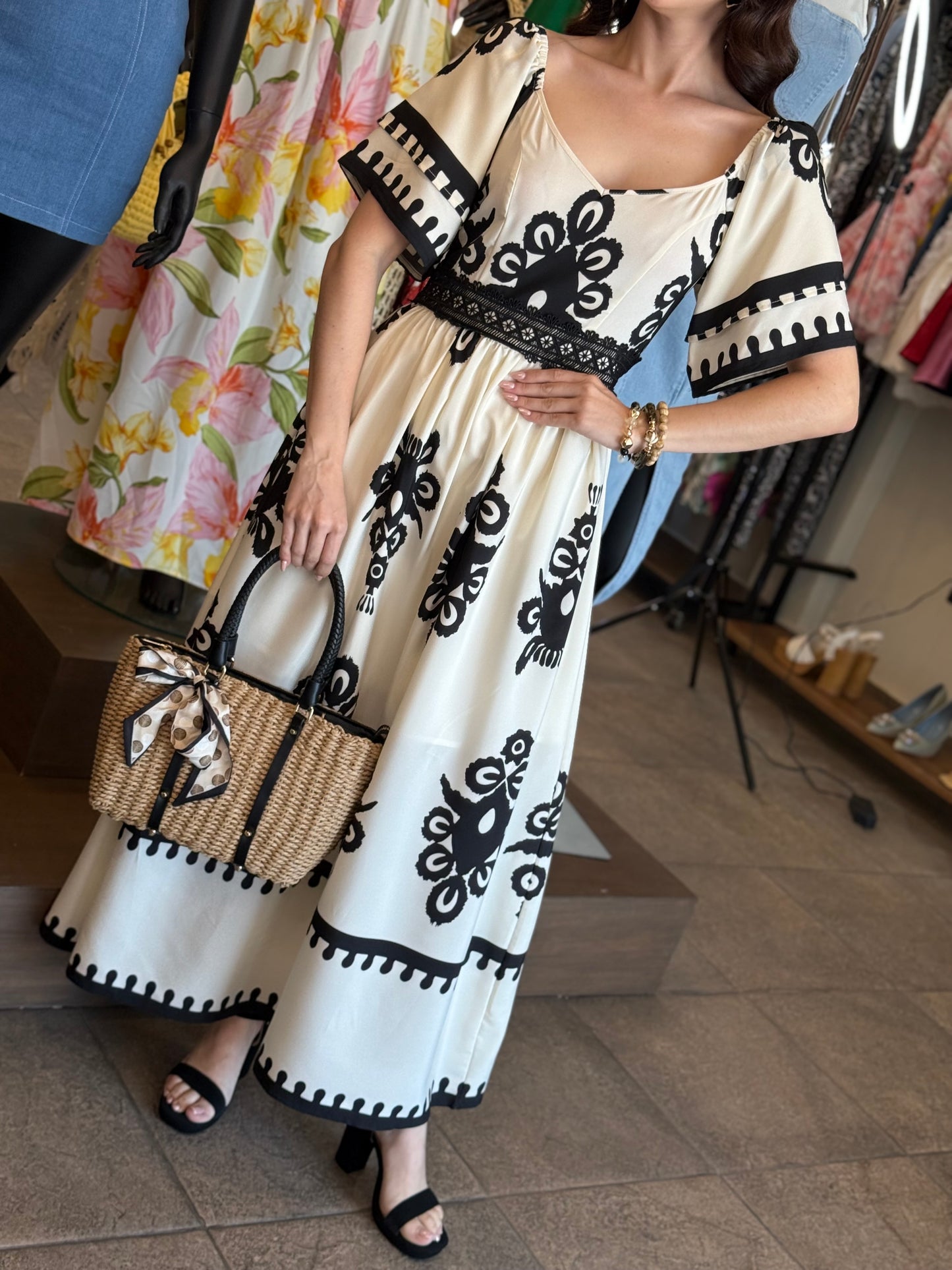 Noir Santorini Dress